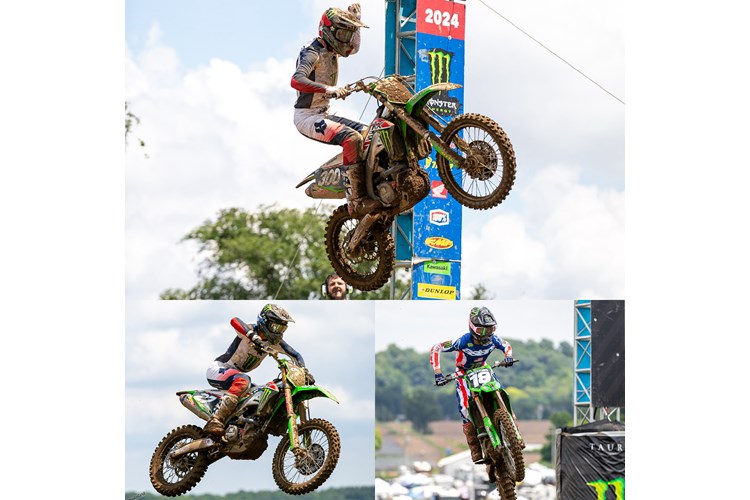 MONSTER ENERGY TEAM GREEN RIDERS AT REDBUD